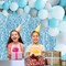 Light Blue Wave Party Backdrop Decoration -Foil Fringe Curtain Blue Party Streamers for Under The Sea/Ocean/Frozen/Pool/Beach Theme Party Decorations -2 Packs